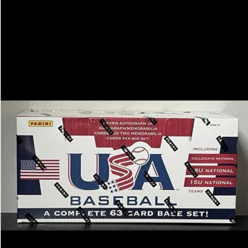 2013 Panini USA Baseball Factory Sealed Set Hobby Box (7 Autos + 2 Memorabilia)