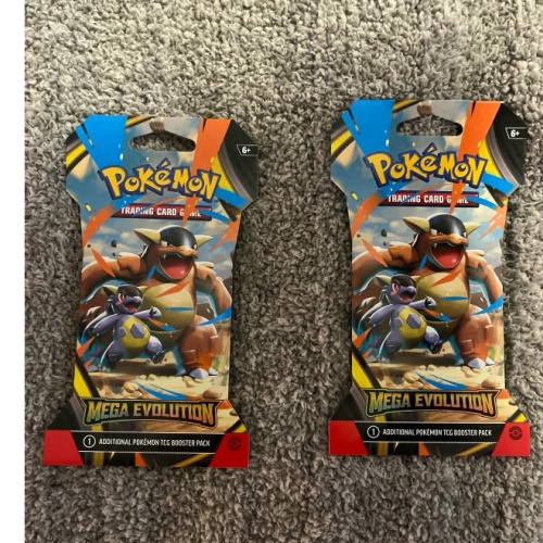 (2) Pokemon Mega Evolutions Card Packs