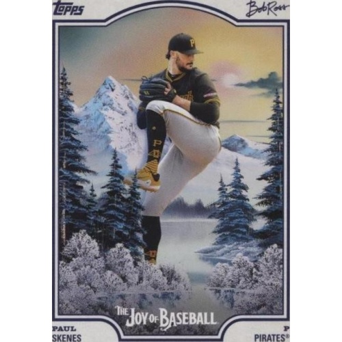 2025 Topps X Bob Ross the Joy of Baseball - Paul Skenes #9